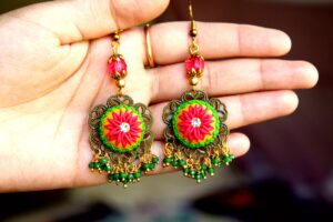 Embroidery Earrings